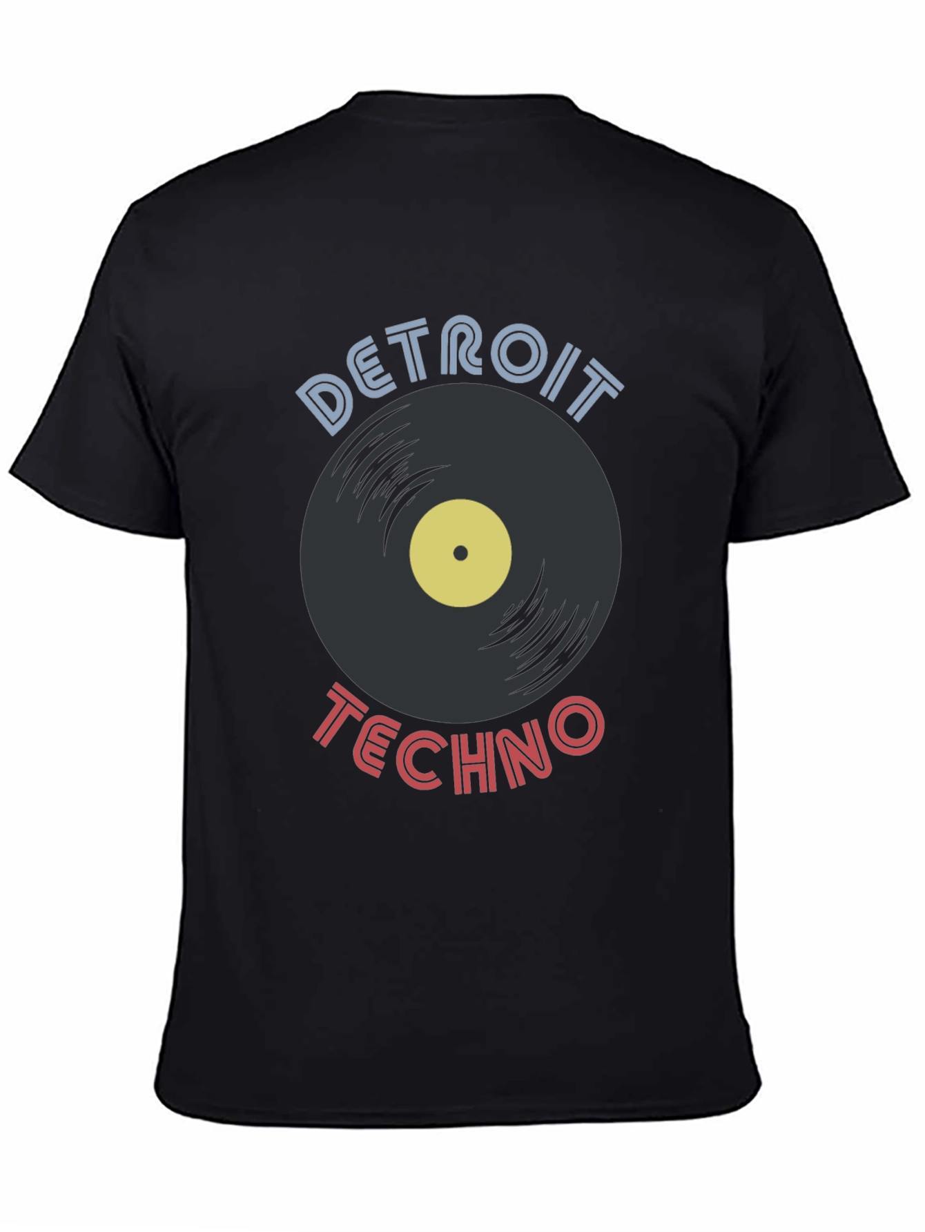 Detroit Techno Vinyl Record T-Shirt