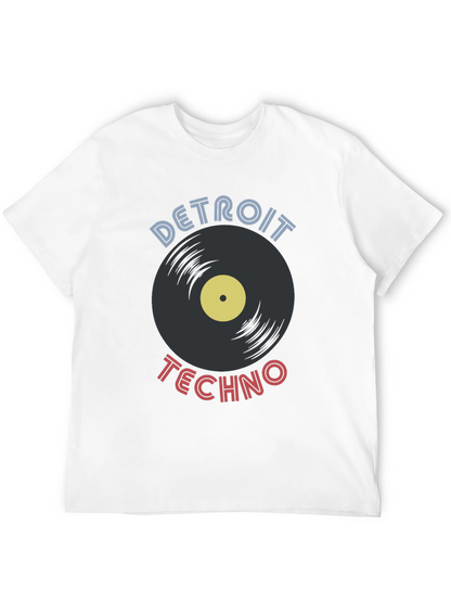 Detroit Techno Vinyl Record T-Shirt