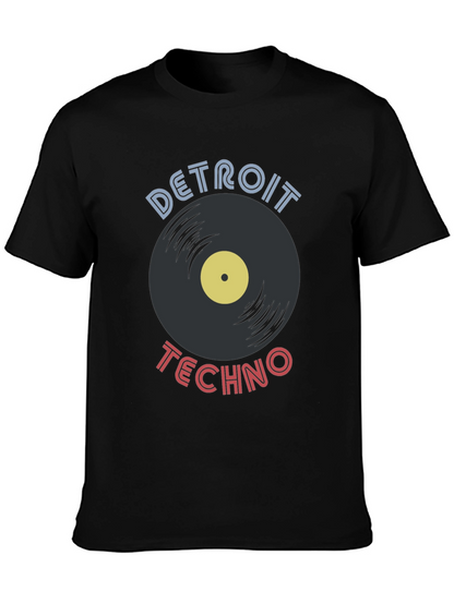 Detroit Techno Vinyl Record T-Shirt