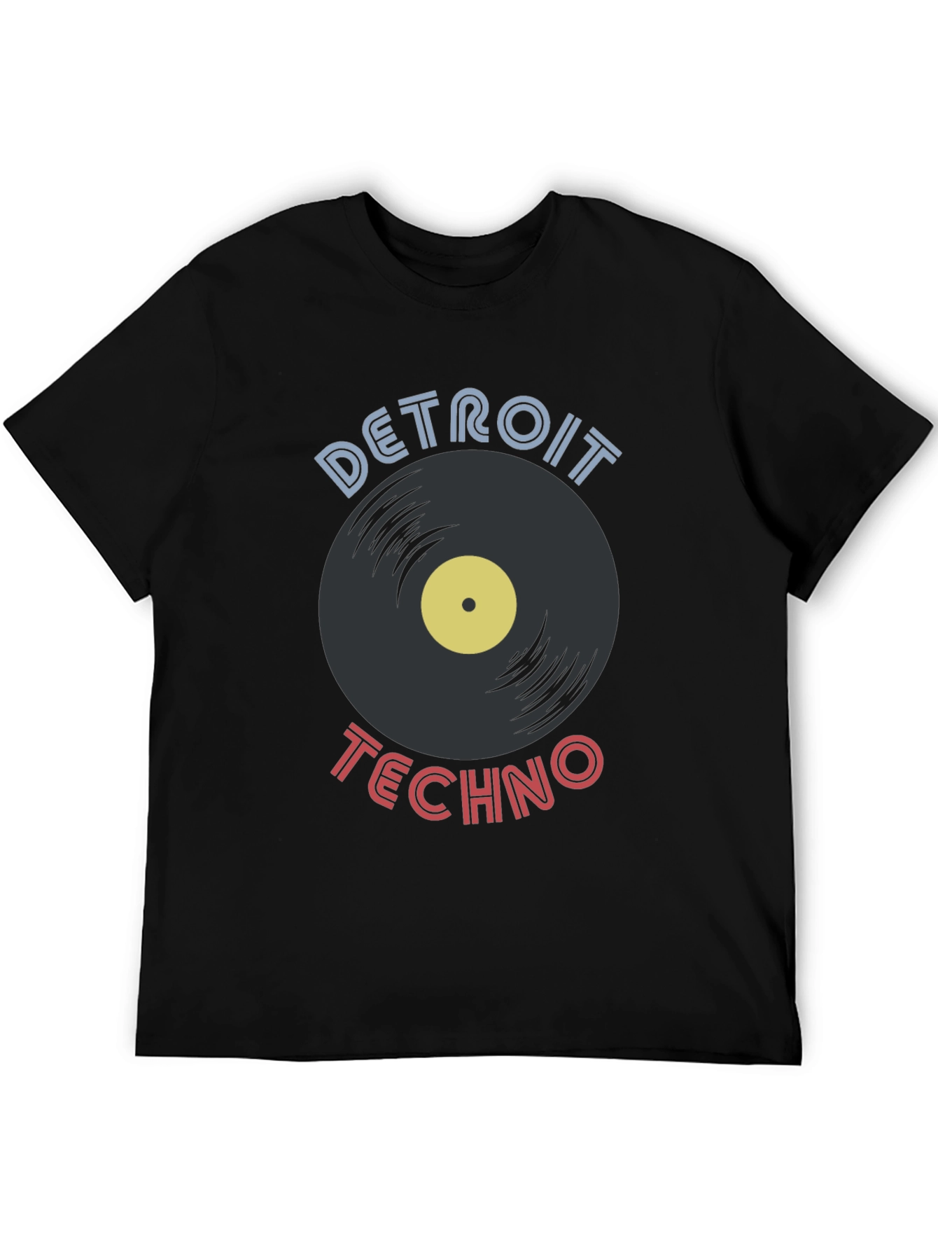 Detroit Techno Vinyl Record T-Shirt