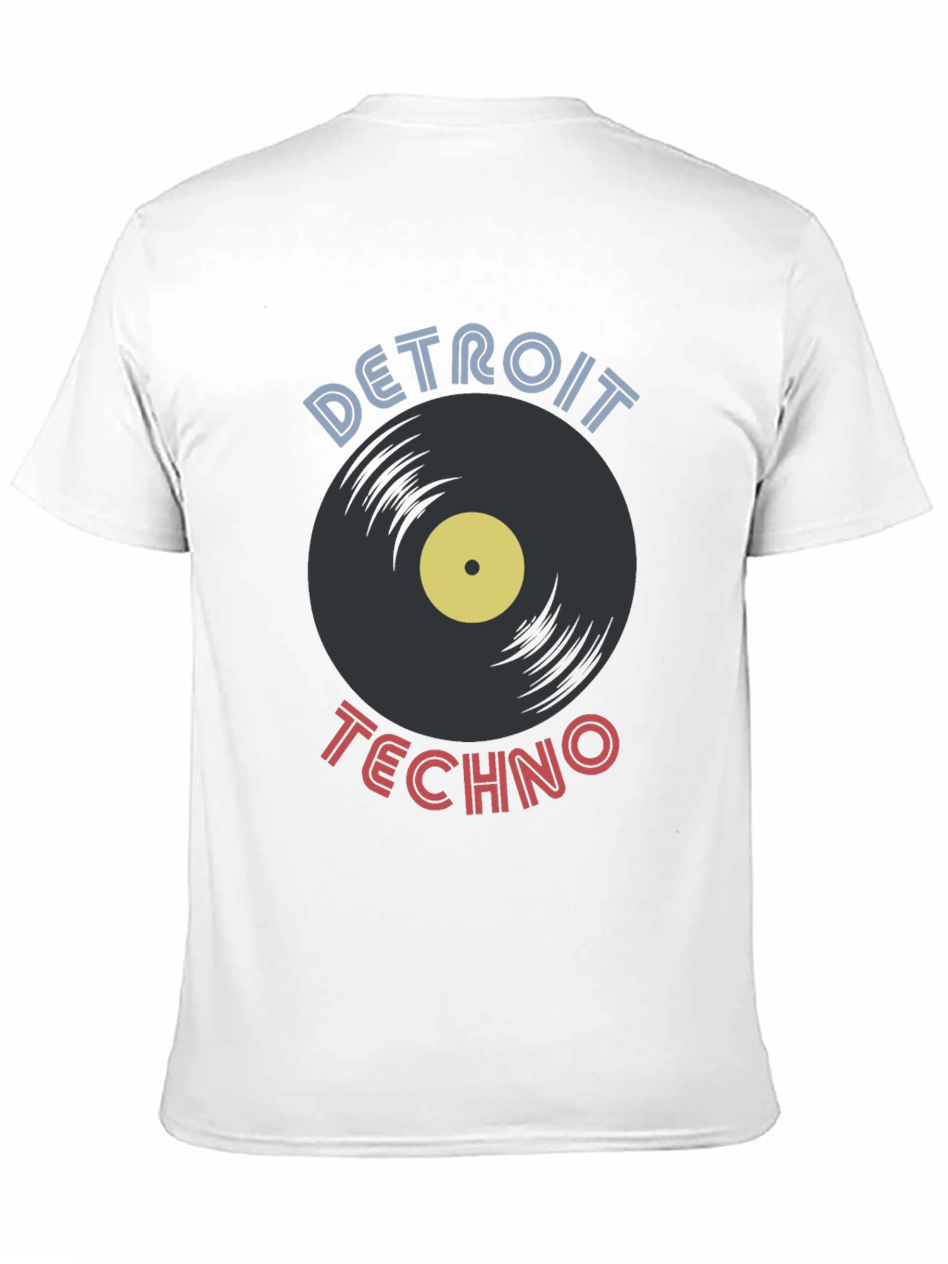 Detroit Techno Vinyl Record T-Shirt