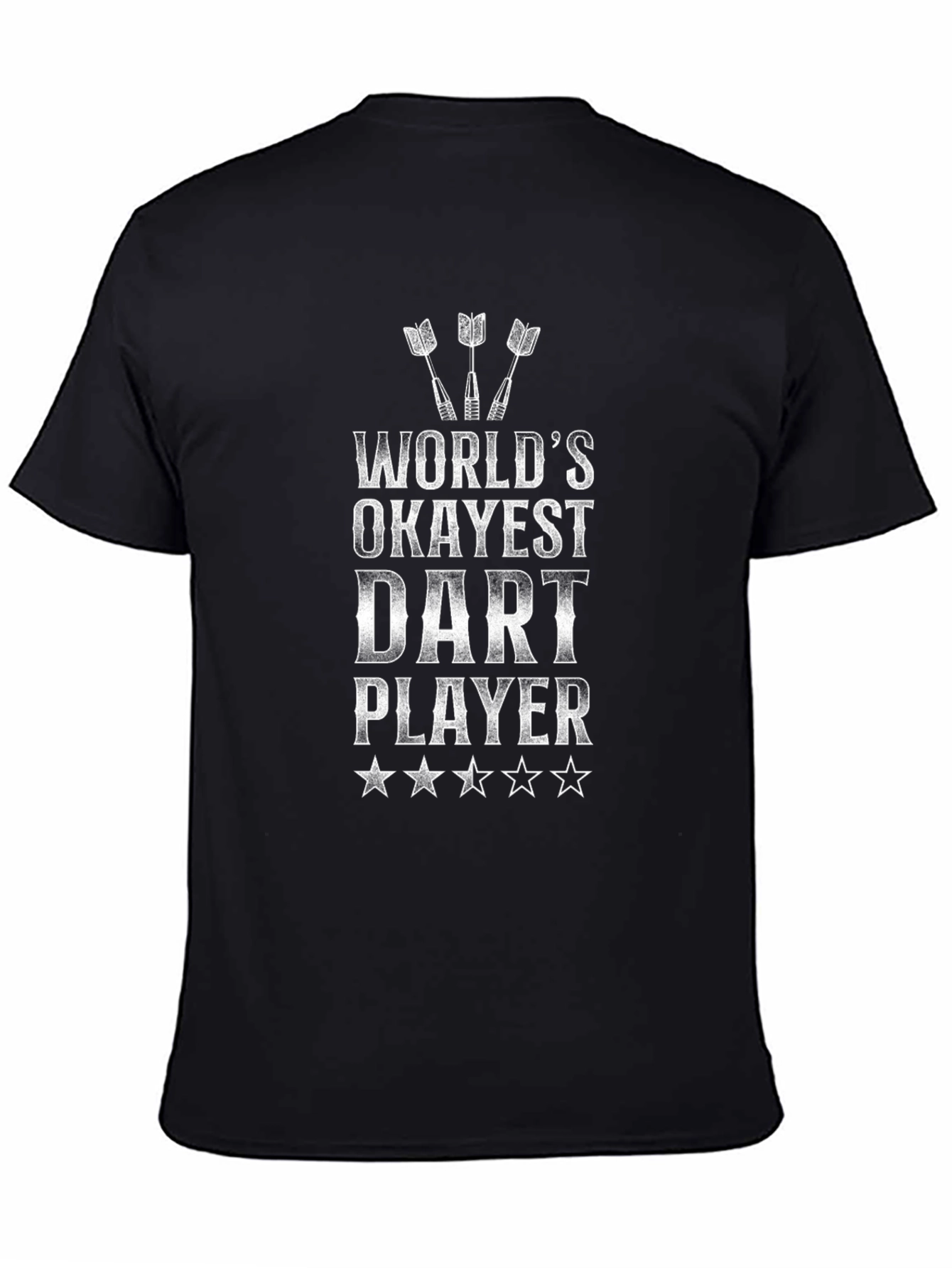 Worlds Okayest Dart Player Graphic T-Shirt