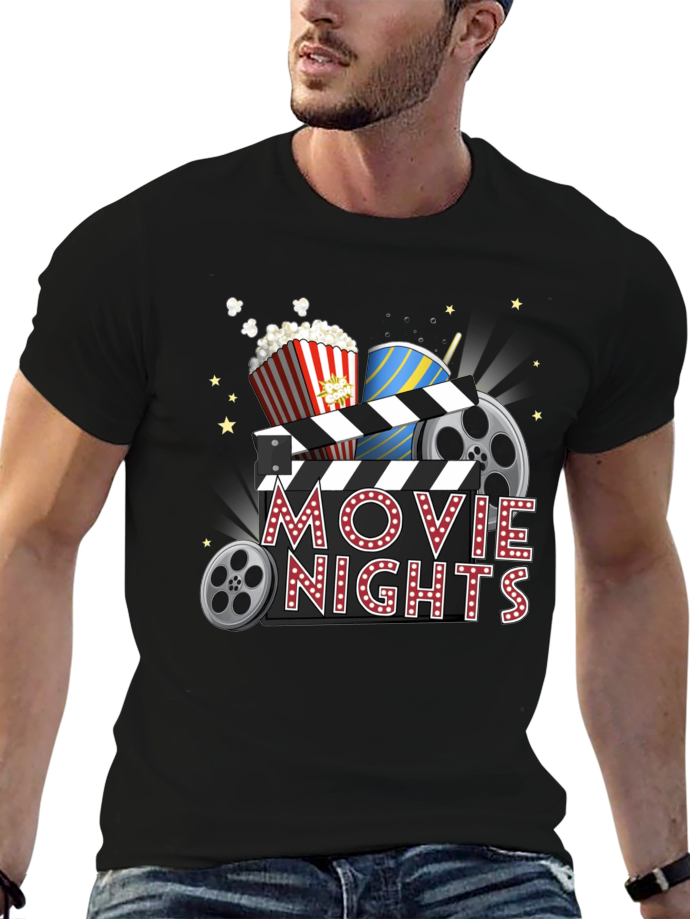 Movie Nights Graphic T-Shirt