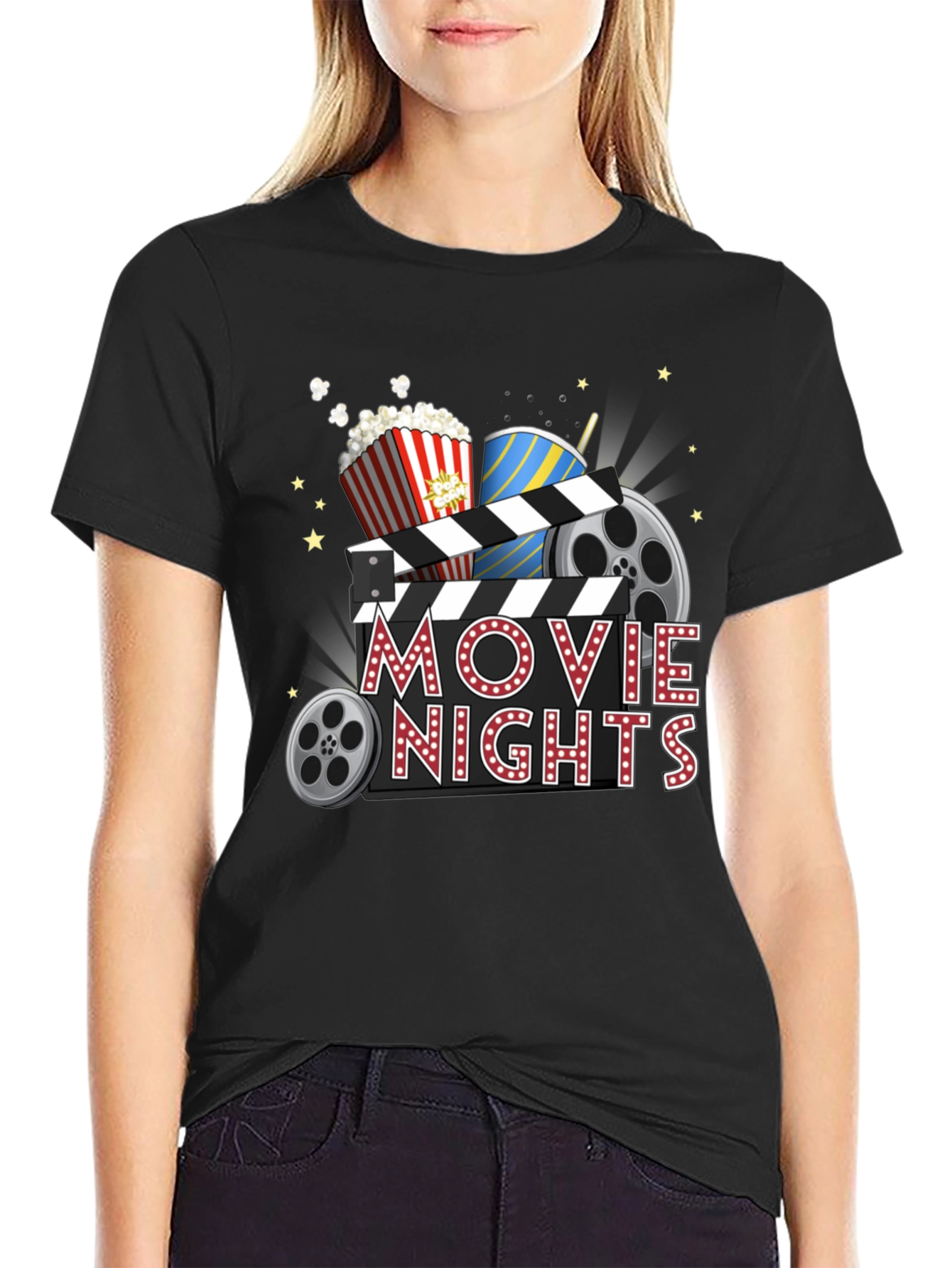 Movie Nights Graphic T-Shirt