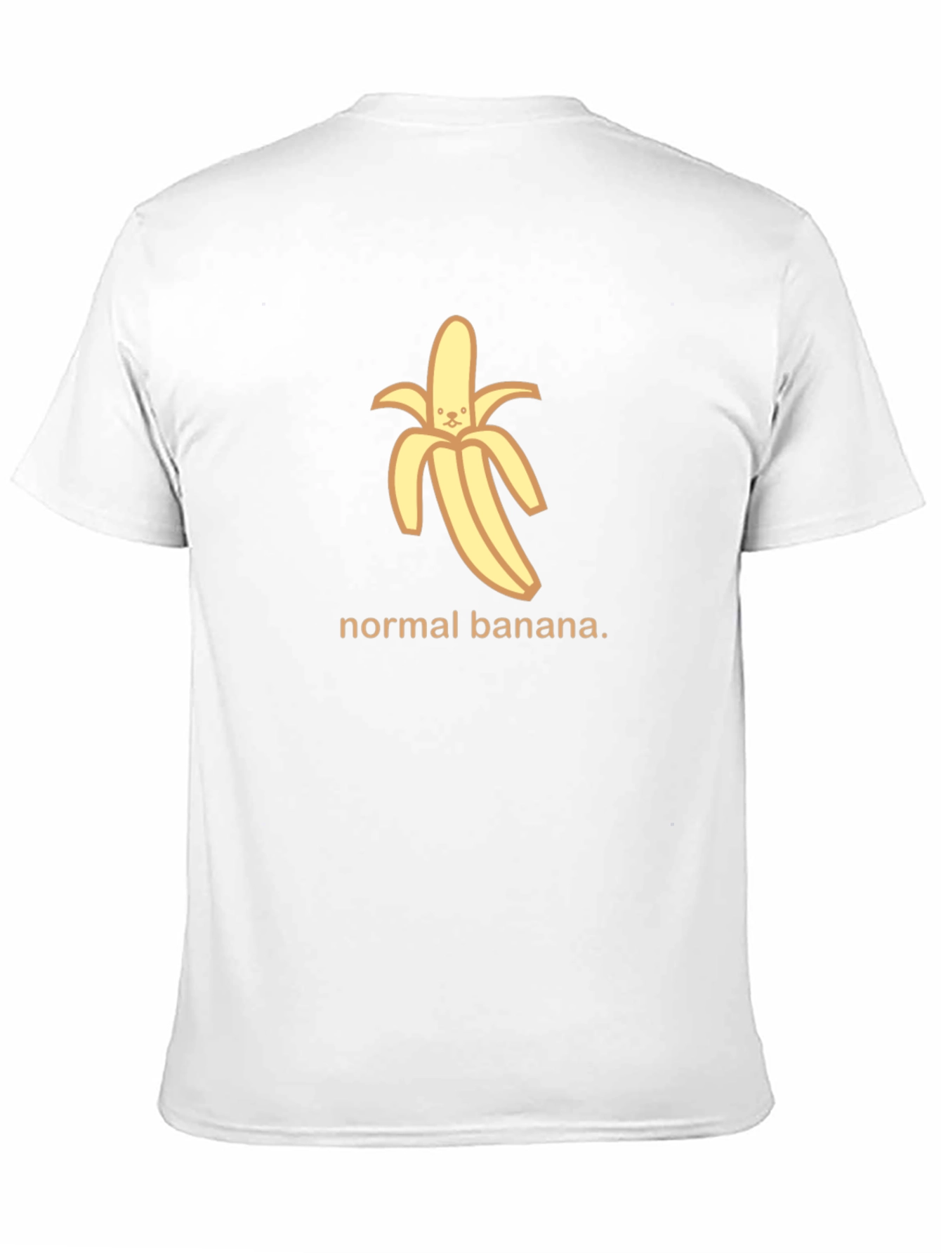 Normal Banana Graphic Tee - Black Cotton T-Shirt