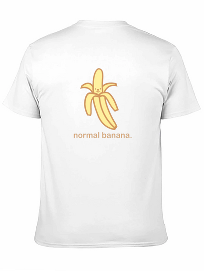 Normal Banana Graphic Tee - Black Cotton T-Shirt