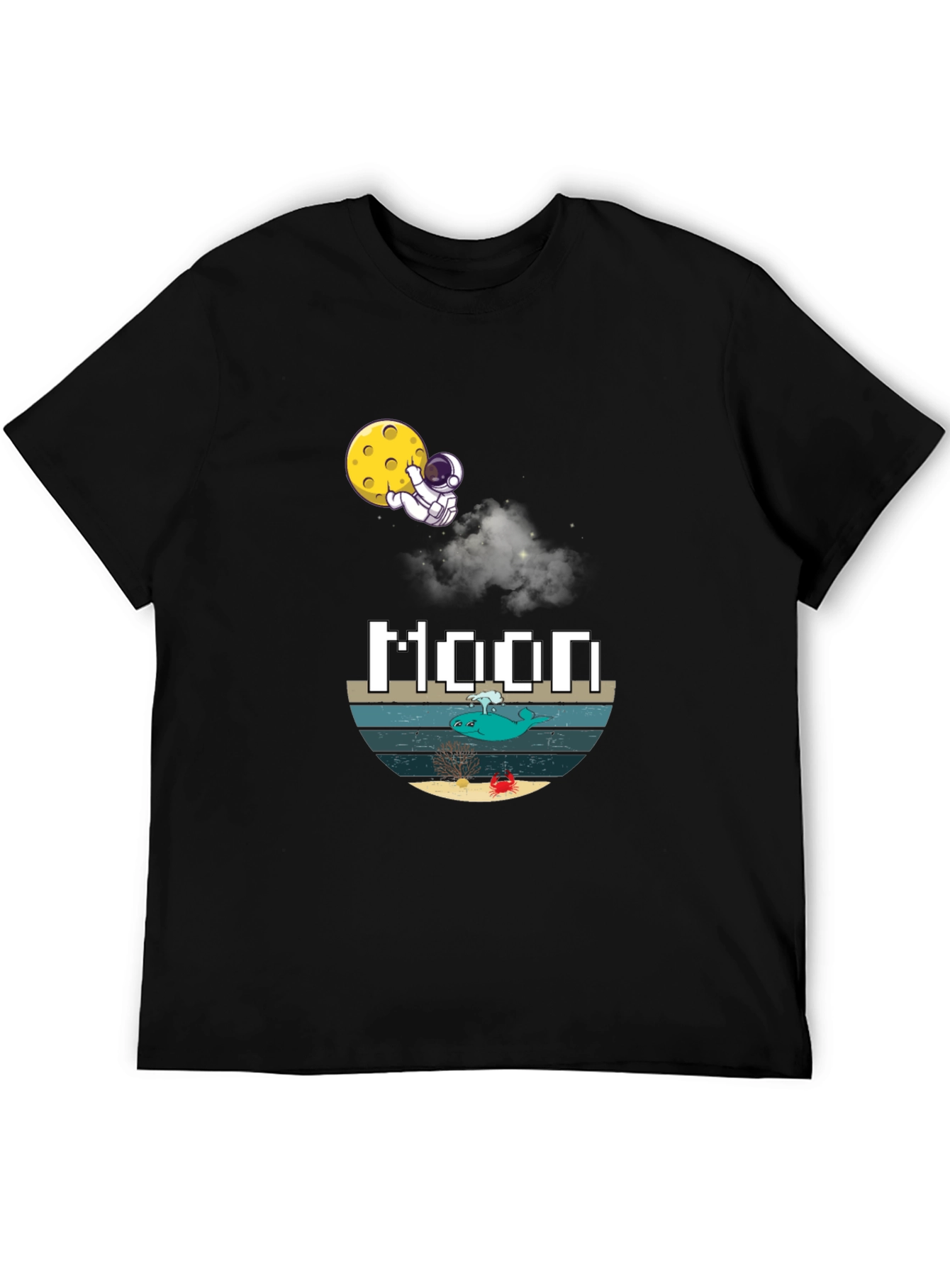 Astronaut Moon Graphic T-Shirt