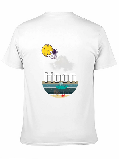 Astronaut Moon Graphic T-Shirt