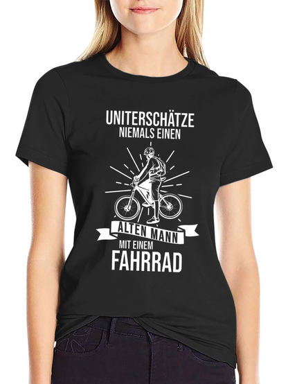 Old Man Bike T-Shirt: Dont Underestimate!