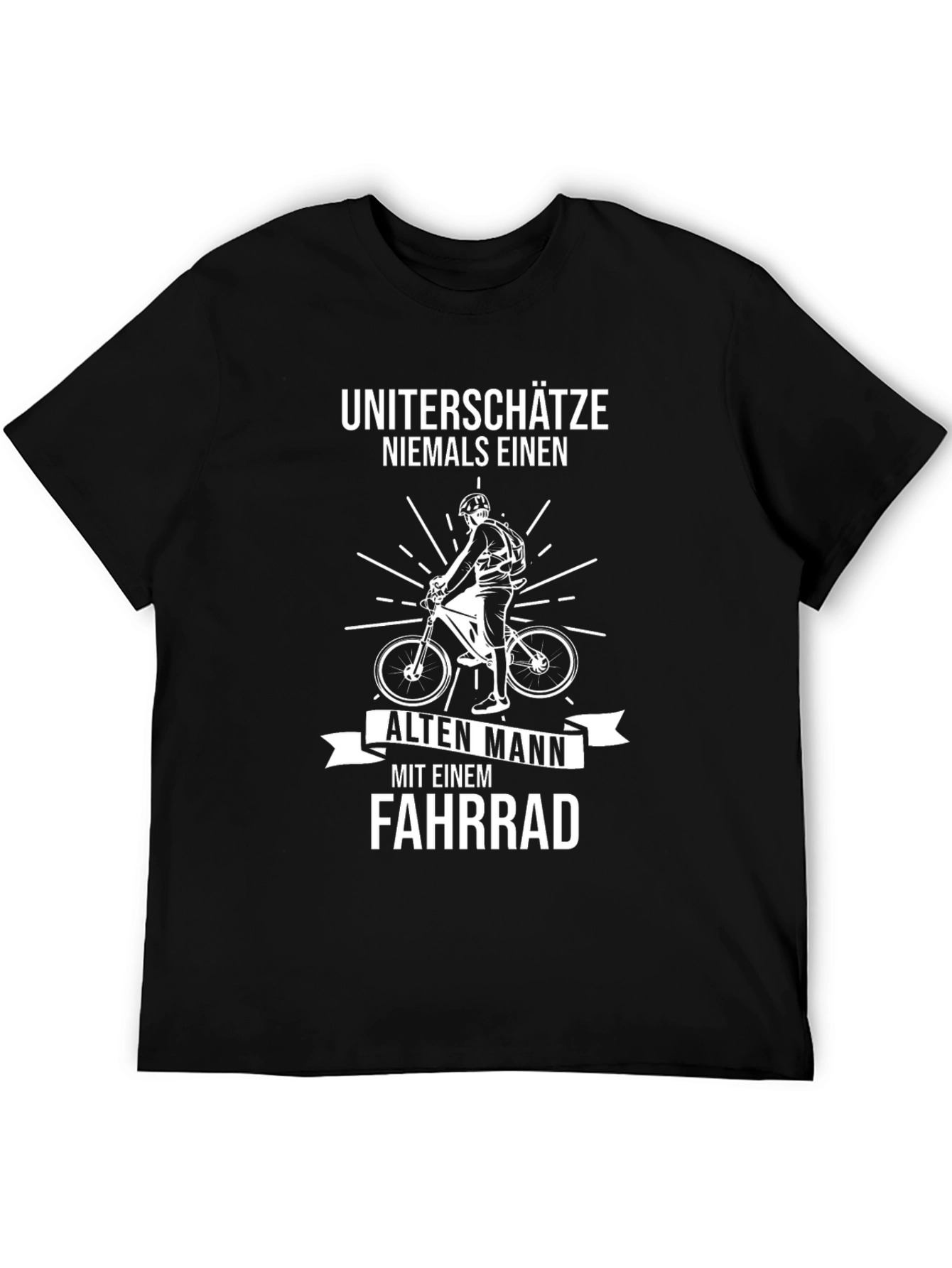 Old Man Bike T-Shirt: Dont Underestimate!
