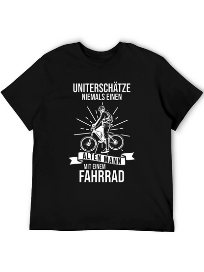Old Man Bike T-Shirt: Dont Underestimate!