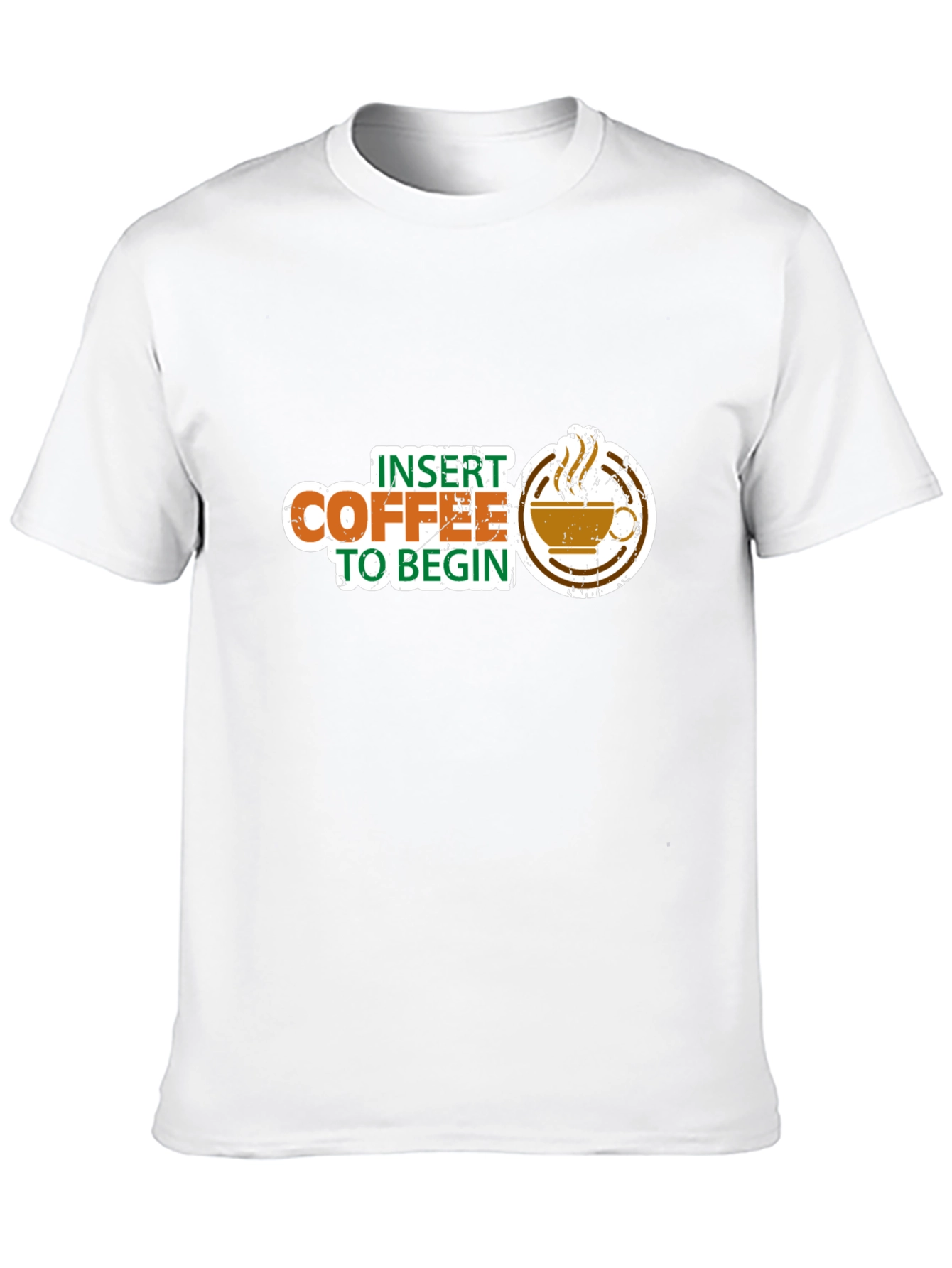 Insert Coffee to Begin Graphic Tee
