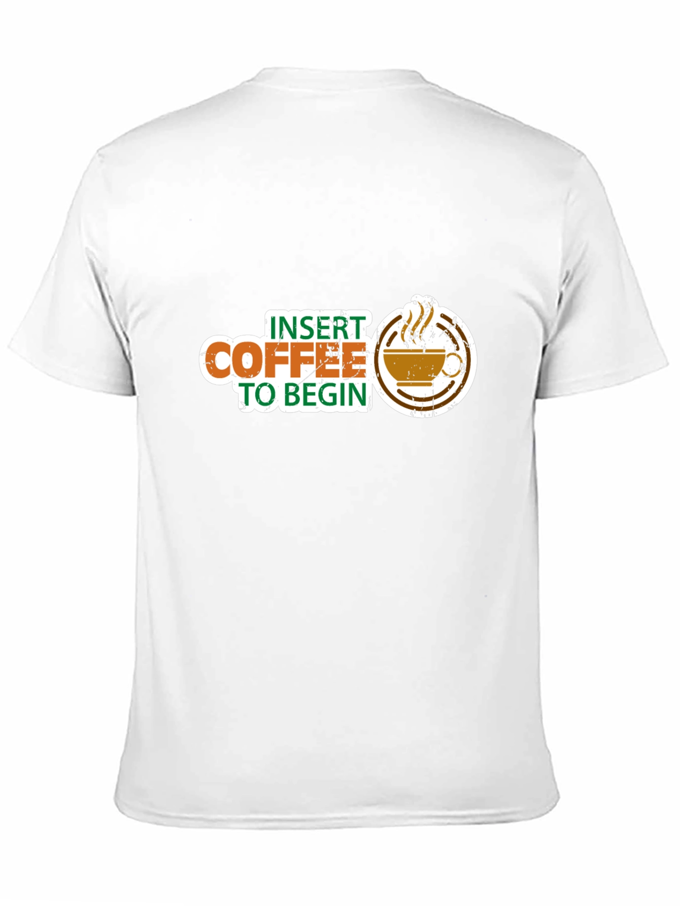 Insert Coffee to Begin Graphic Tee