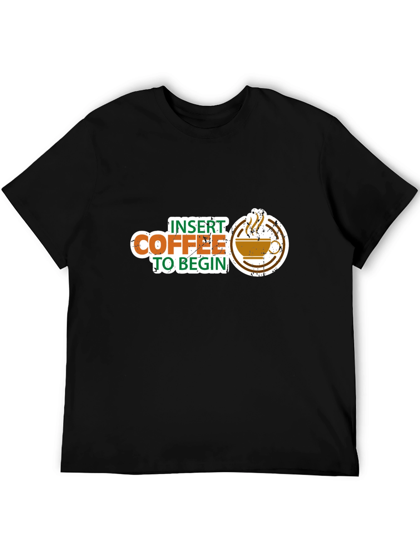 Insert Coffee to Begin Graphic Tee