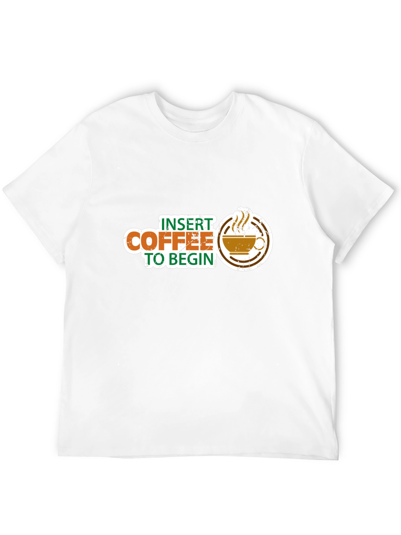 Insert Coffee to Begin Graphic Tee