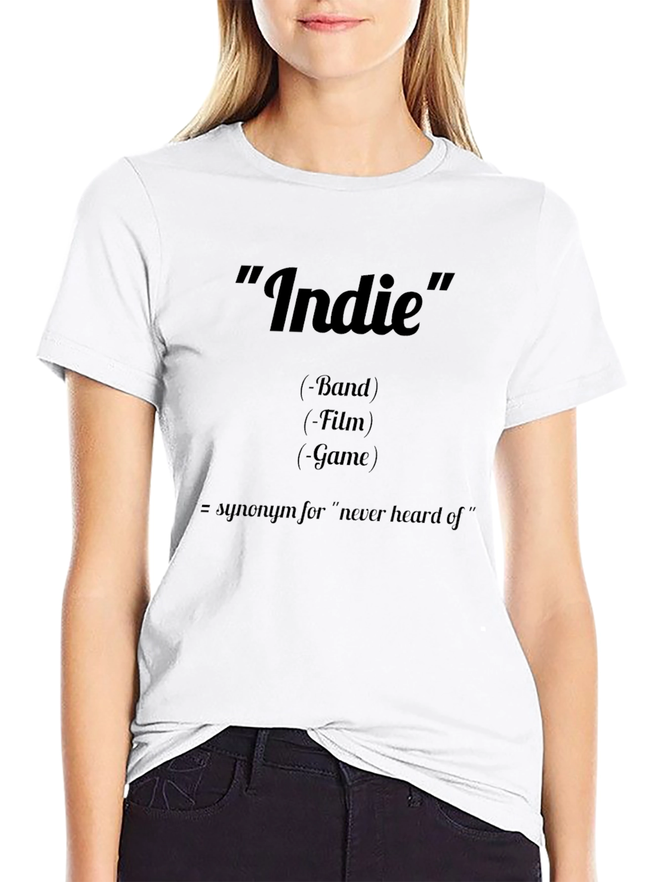Indie Definition T-Shirt: Band Film Game Tee