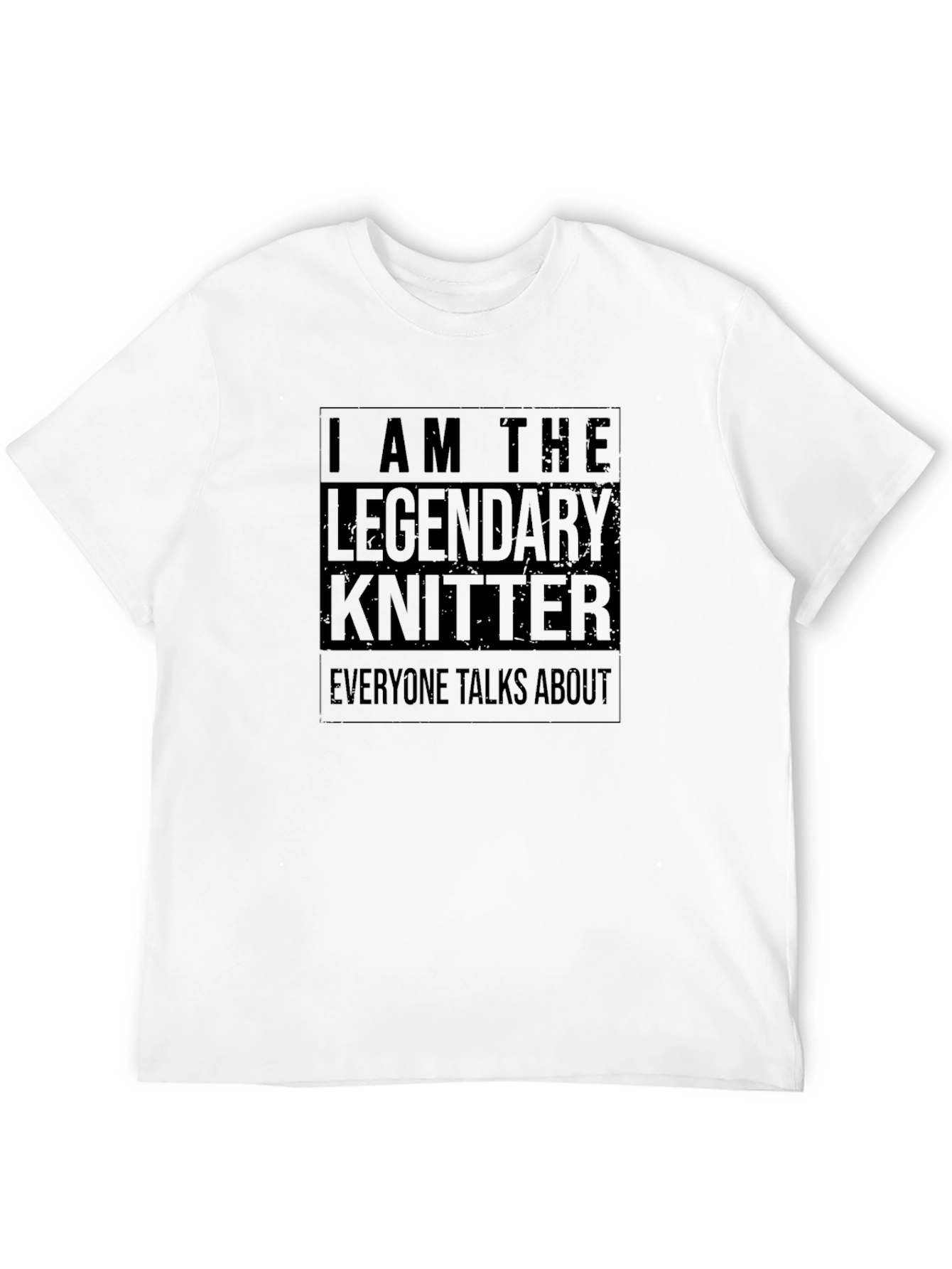 Legendary Knitter Graphic Tee - Soft & Stylish