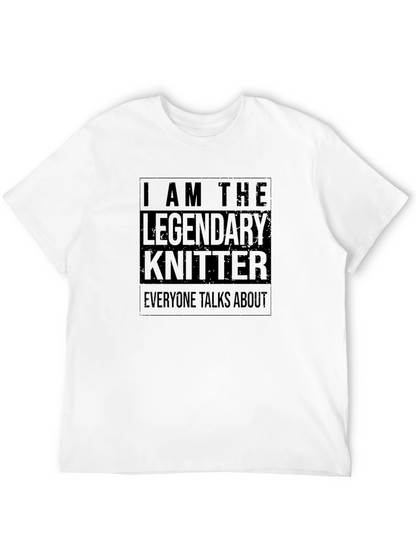Legendary Knitter Graphic Tee - Soft & Stylish