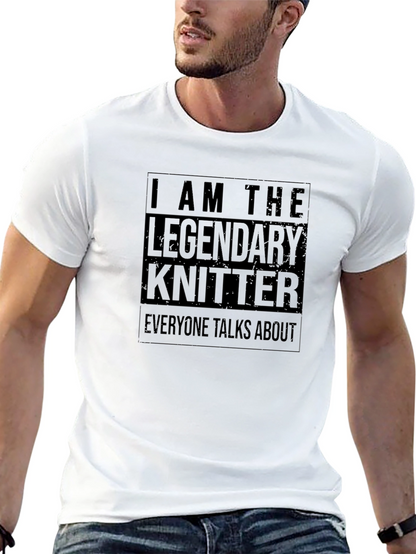Legendary Knitter Graphic Tee - Soft & Stylish