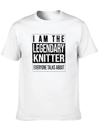 Legendary Knitter Graphic Tee - Soft & Stylish