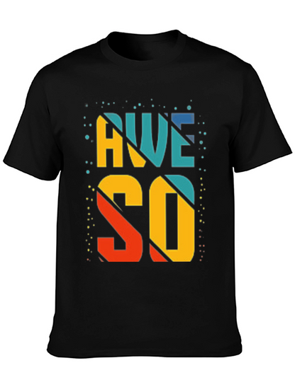 Awesome Graphic Tee - Modern Mens T-Shirt