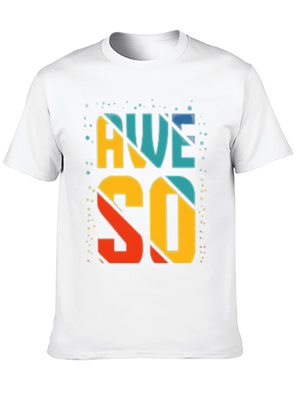 Awesome Graphic Tee - Modern Mens T-Shirt