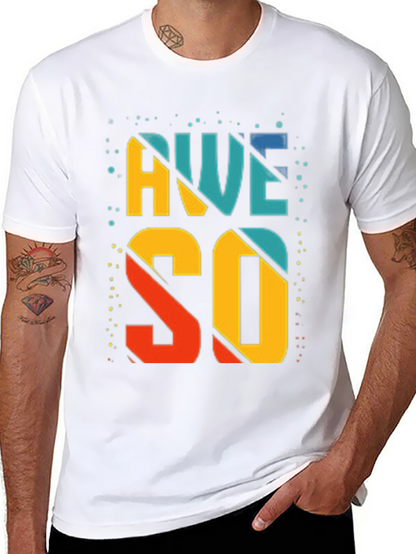 Awesome Graphic Tee - Modern Mens T-Shirt