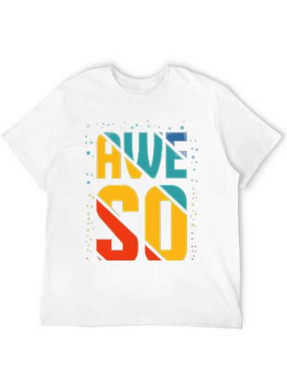 Awesome Graphic Tee - Modern Mens T-Shirt