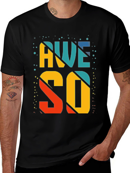 Awesome Graphic Tee - Modern Mens T-Shirt