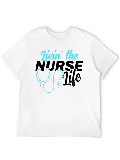 Livin the Nurse Life Graphic T-Shirt