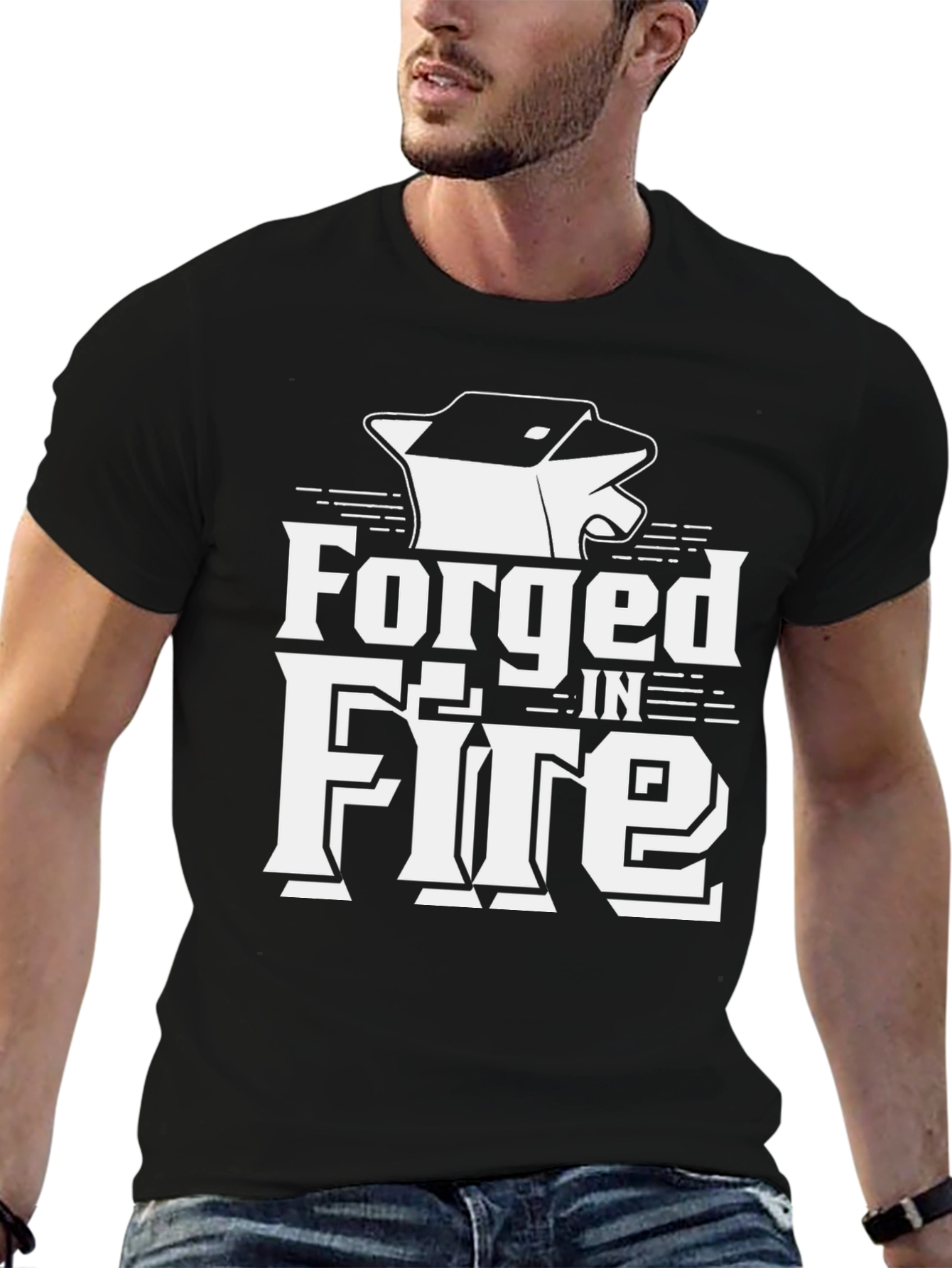 Forged in Fire Black Graphic T-Shirt
