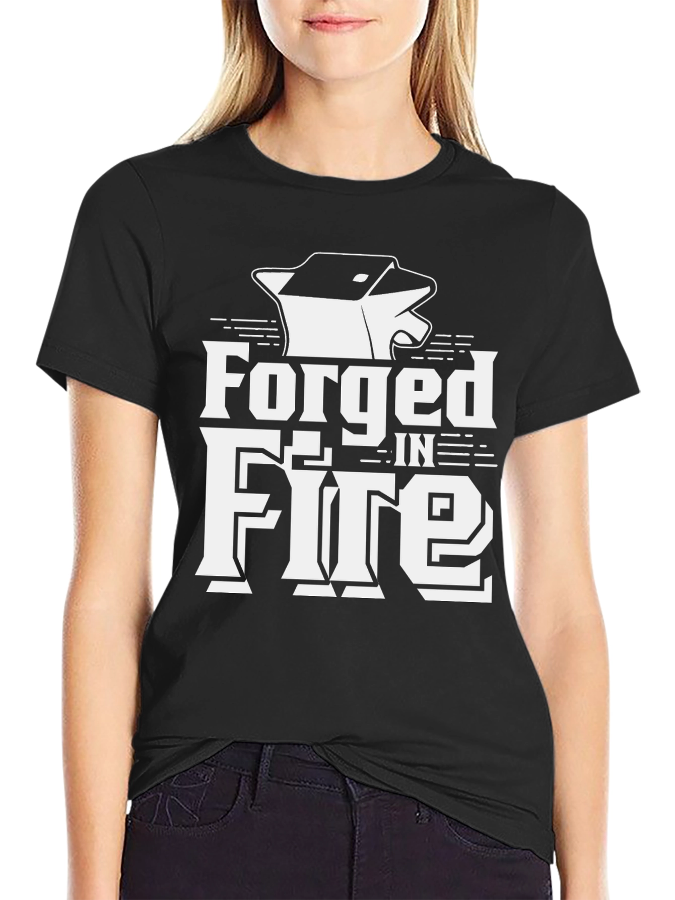Forged in Fire Black Graphic T-Shirt