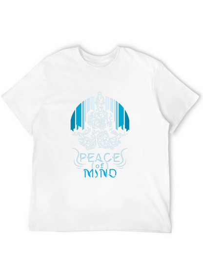 Peace of Mind Graphic T-Shirt - Mens Black Tee