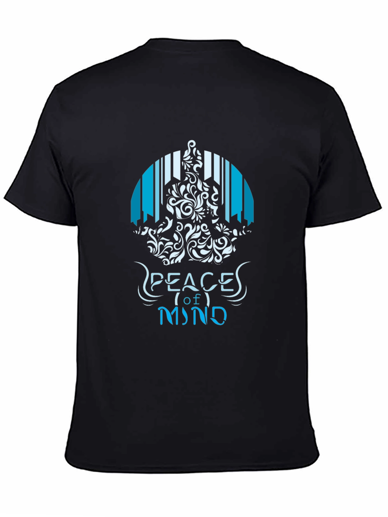 Peace of Mind Graphic T-Shirt - Mens Black Tee