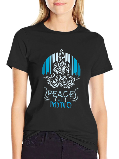 Peace of Mind Graphic T-Shirt - Mens Black Tee