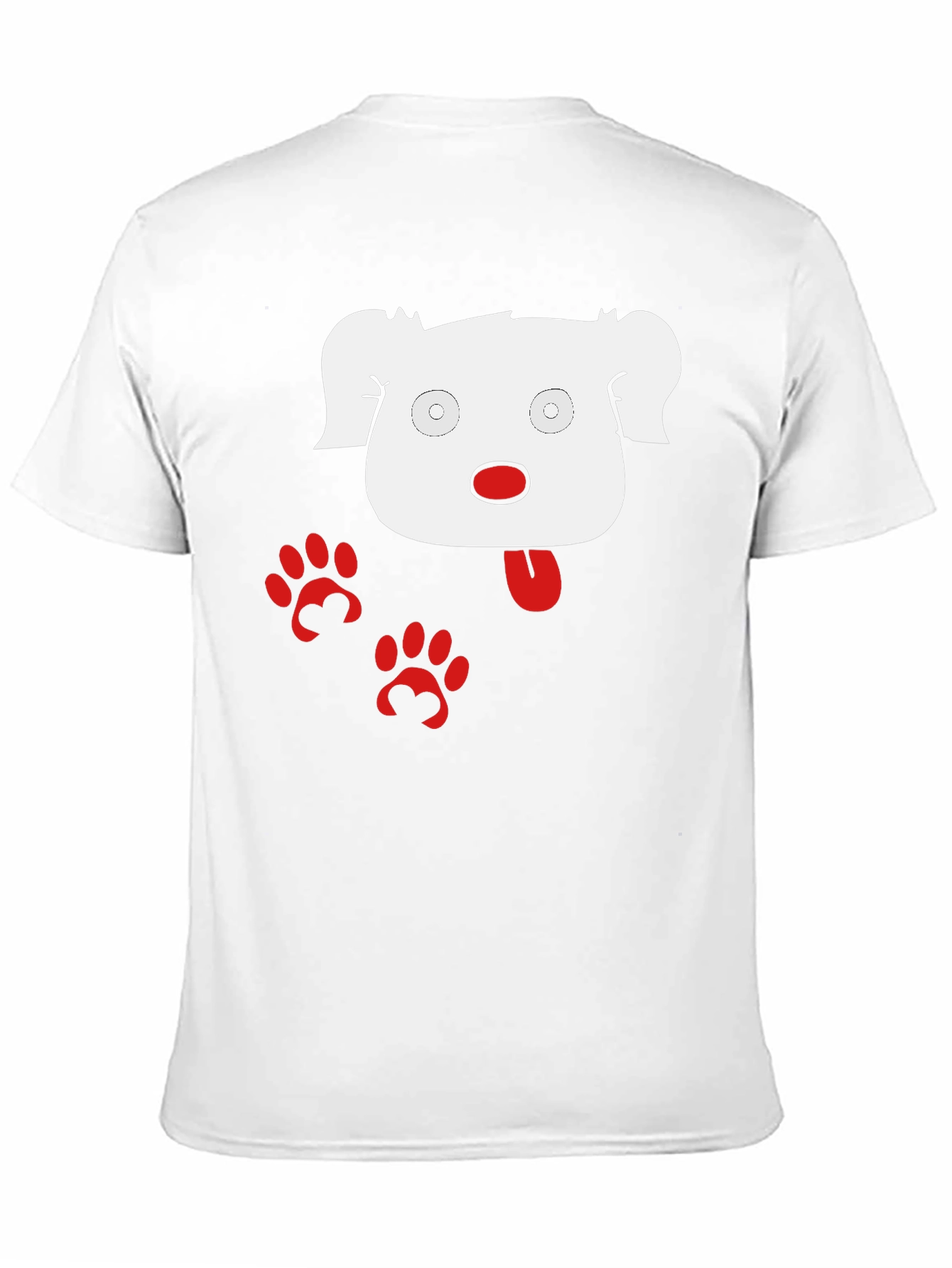 Funny Dog Graphic Black T-Shirt