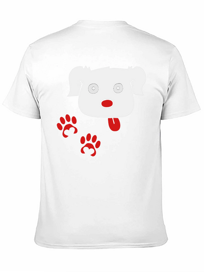 Funny Dog Graphic Black T-Shirt