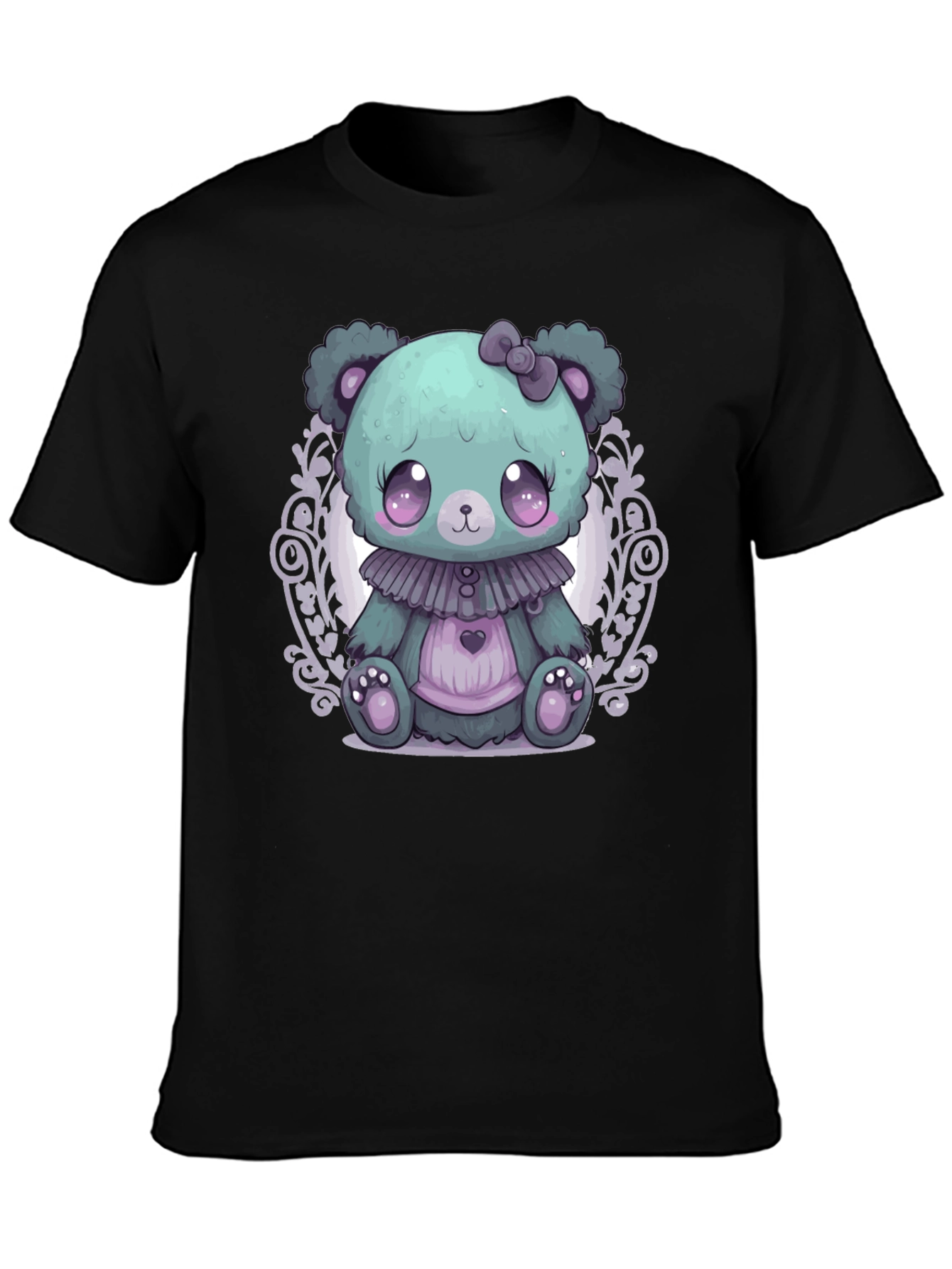 Cute Kawaii Pastel Goth Teddy Bear T-Shirt