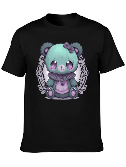 Cute Kawaii Pastel Goth Teddy Bear T-Shirt