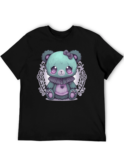 Cute Kawaii Pastel Goth Teddy Bear T-Shirt