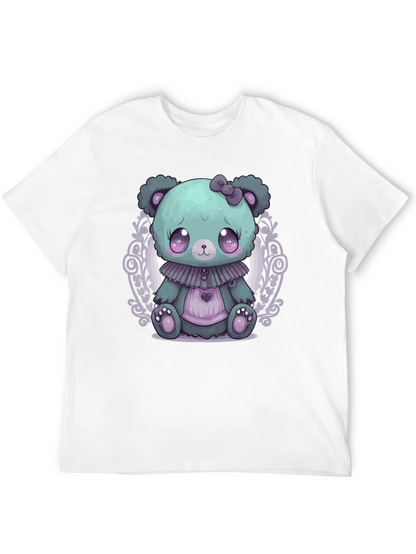 Cute Kawaii Pastel Goth Teddy Bear T-Shirt