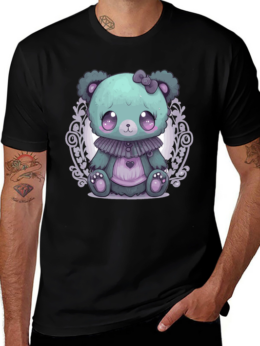 Cute Kawaii Pastel Goth Teddy Bear T-Shirt