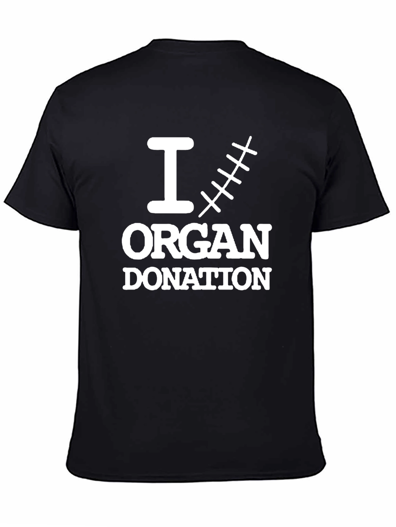 I Organ Donation Black T-Shirt