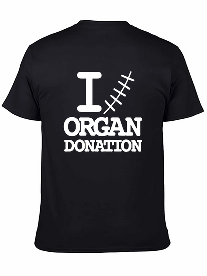 I Organ Donation Black T-Shirt