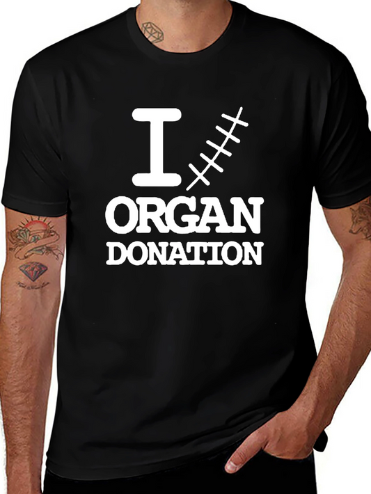 I Organ Donation Black T-Shirt