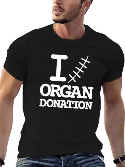 I Organ Donation Black T-Shirt