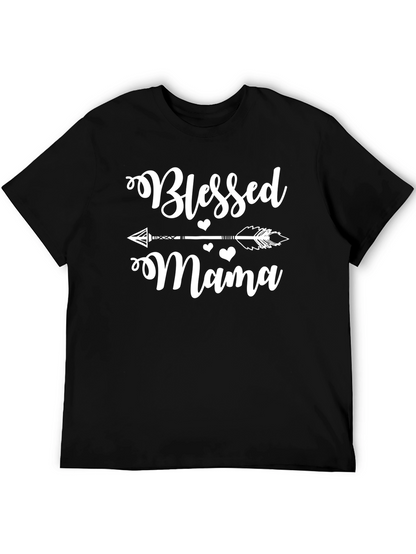 Blessed Mama T-Shirt - Cute Graphic Tee