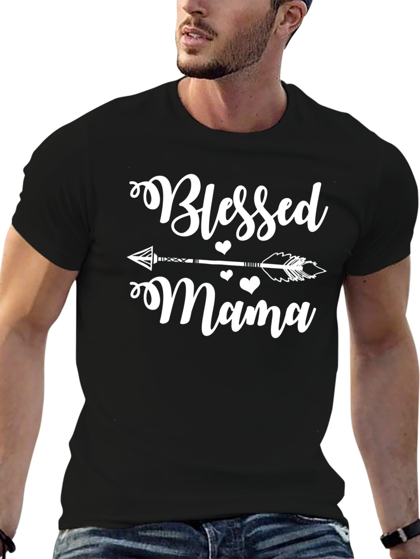 Blessed Mama T-Shirt - Cute Graphic Tee