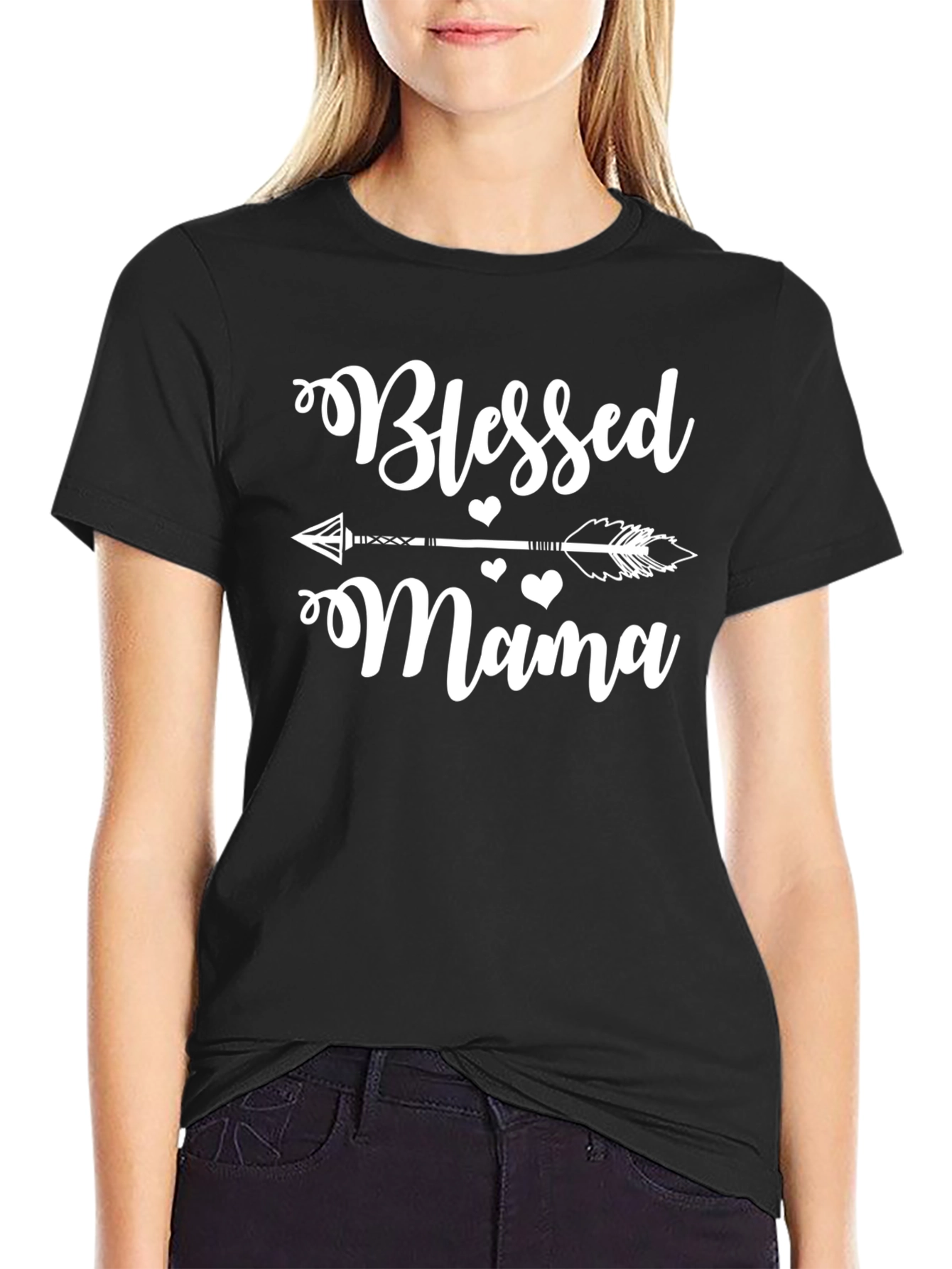 Blessed Mama T-Shirt - Cute Graphic Tee