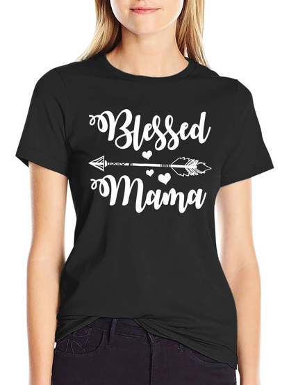 Blessed Mama T-Shirt - Cute Graphic Tee